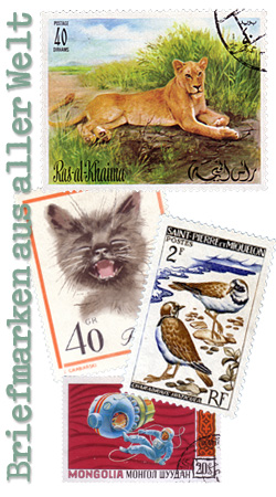 Briefmarken aus aller Welt